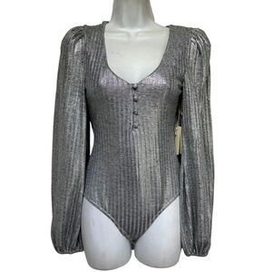 Tularosa Silver Summer Bodysuit Size S